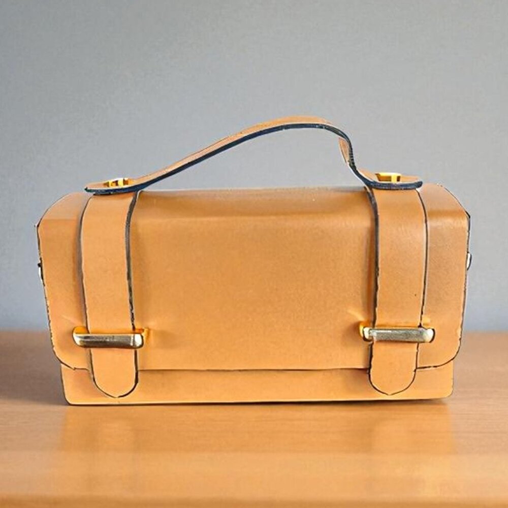 Lily Brown Italian Leather Handbag for Women – Luxury Designer Shoulder